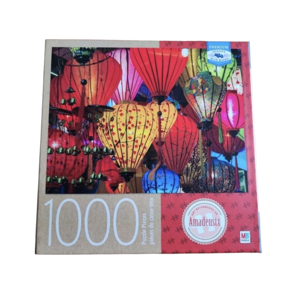 Milton Bradley 1000 pc puzzle paper lanterns